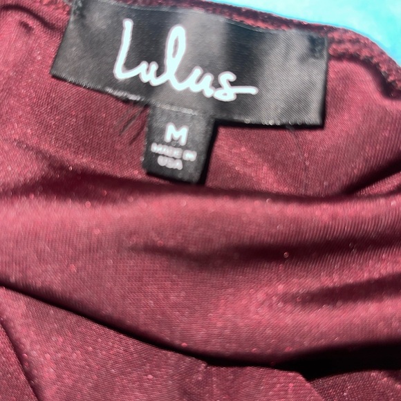 Lulus Red Velvet Dress - Picture 4 of 4